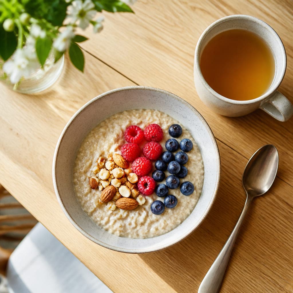 Haferbrei mit Beeren